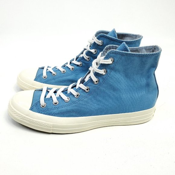 Converse Mens Shoes Chuck 70 Hi Aegean Storm Blue Size 10 High Top 161374C - Picture 8 of 11